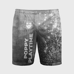 Шорты спортивные мужские Poppy Playtime - grey gradient по-вертикали, цвет: 3D-принт