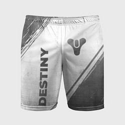 Шорты спортивные мужские Destiny - white gradient вертикально, цвет: 3D-принт