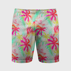 Мужские спортивные шорты Palm yellow pink