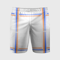 Мужские спортивные шорты Neon white orange blue