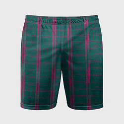 Мужские спортивные шорты Color dark cage pink stripes