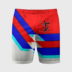 Шорты спортивные мужские Doom geometry cyber sport, цвет: 3D-принт