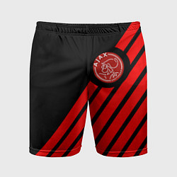 Шорты спортивные мужские Ajax геометрия, цвет: 3D-принт