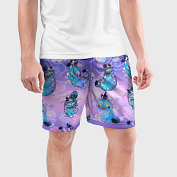 Шорты спортивные мужские Тигр с сорокой, цвет: 3D-принт — фото 2
