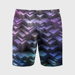 Мужские спортивные шорты Неоновый рельеф