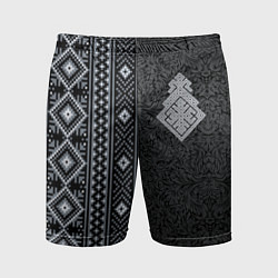 Мужские спортивные шорты Славянский орнамент Макошь