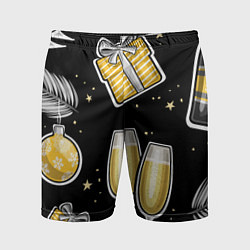 Мужские спортивные шорты Новогодний вайб