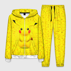 Костюм мужской Pikachu, цвет: 3D-белый
