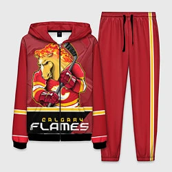 Костюм мужской Calgary Flames, цвет: 3D-черный
