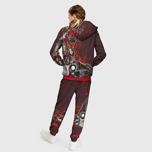 Мужской костюм CS:GO Kill Confirmed Style / 3D-Красный – фото 4