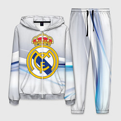 Костюм мужской Реал Мадрид, цвет: 3D-меланж