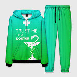 Костюм мужской Trust me, i'm a doctor, цвет: 3D-черный