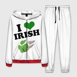 Костюм мужской Ireland, I love Irish, цвет: 3D-красный