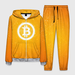 Костюм мужской Bitcoin Orange, цвет: 3D-меланж