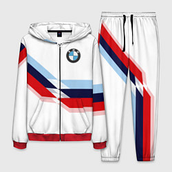 Костюм мужской BMW БМВ WHITE, цвет: 3D-красный