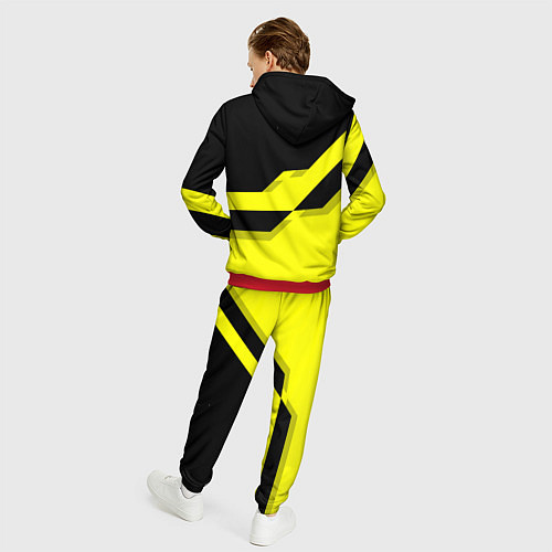 Мужской костюм BVB FC: Yellow style / 3D-Красный – фото 4