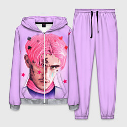 Костюм мужской Lil Peep: Pink Edition, цвет: 3D-меланж