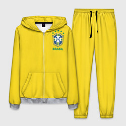 Костюм мужской Сборная Бразилии, цвет: 3D-меланж