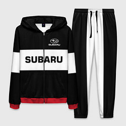 Костюм мужской Subaru: Black Sport, цвет: 3D-красный