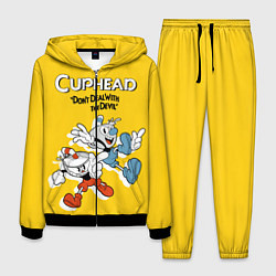 Костюм мужской Cuphead: Don't deal with the Devil, цвет: 3D-черный
