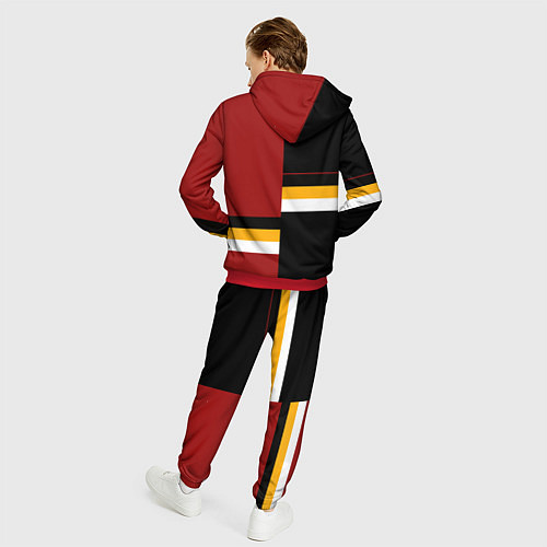 Мужской костюм Russian Empire / 3D-Красный – фото 4