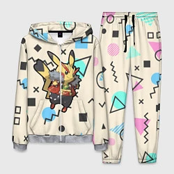 Костюм мужской Pikachu Geometry, цвет: 3D-меланж