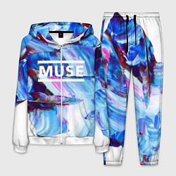 Костюм мужской MUSE: Blue Colours, цвет: 3D-белый