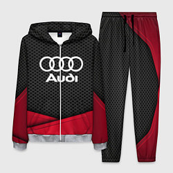 Костюм мужской Audi: Grey Carbon, цвет: 3D-меланж