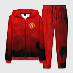 Костюм мужской FC Man UTD: Red Poly, цвет: 3D-красный