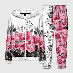 Костюм мужской Roses Trend, цвет: 3D-белый