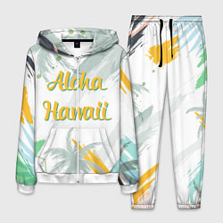 Костюм мужской Aloha Hawaii цвета 3D-белый — фото 1