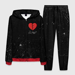Костюм мужской Lil Peep: Broken Heart, цвет: 3D-красный