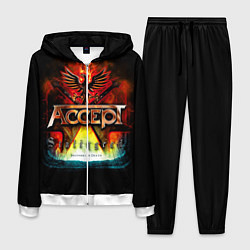 Костюм мужской Accept: Flame Eagle, цвет: 3D-белый