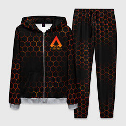 Костюм мужской Apex Legends: Orange Carbon, цвет: 3D-меланж