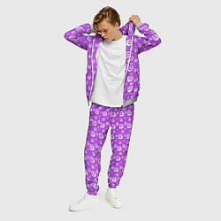 Костюм мужской Twitch: Violet Pattern, цвет: 3D-меланж — фото 2