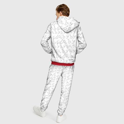 Мужской костюм ЪУЪ СЪУКА / 3D-Красный – фото 4