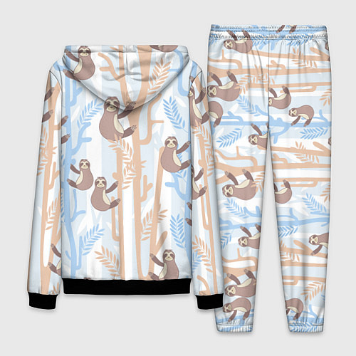 Мужской костюм Ленивец стайл / 3D-Черный – фото 2