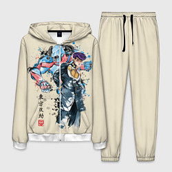 Костюм мужской Приключения ДжоДжо, цвет: 3D-белый