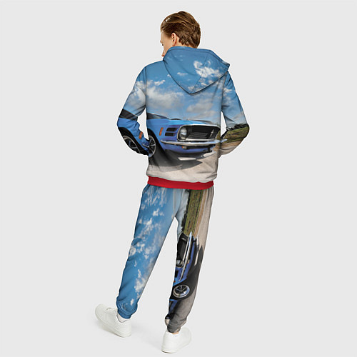 Мужской костюм Mustang / 3D-Красный – фото 4