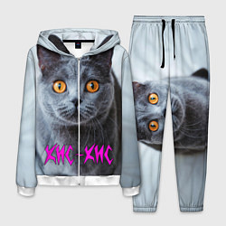 Костюм мужской Кис-Кис, цвет: 3D-белый