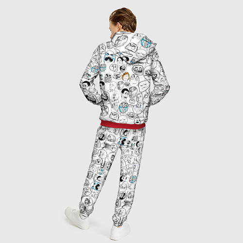 Мужской костюм МЕМЫ / 3D-Красный – фото 4