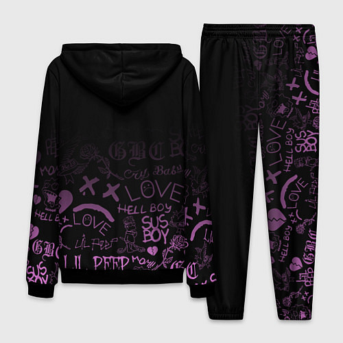 Мужской костюм LIL PEEP / 3D-Черный – фото 2