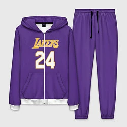 Костюм мужской Los Angeles Lakers Kobe Brya, цвет: 3D-белый