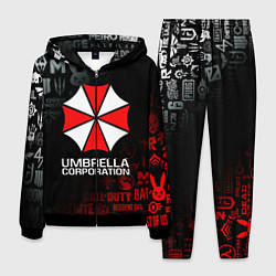 Костюм мужской RESIDENT EVIL UMBRELLA CORP, цвет: 3D-черный