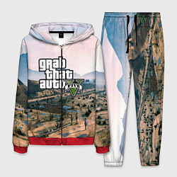 Костюм мужской Grand Theft Auto 5, цвет: 3D-красный