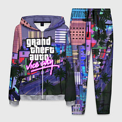 Костюм мужской Grand Theft Auto Vice City, цвет: 3D-меланж