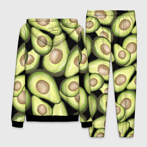 Мужской костюм Avocado background / 3D-Черный – фото 2