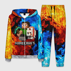 Костюм мужской MINECRAFT, цвет: 3D-меланж