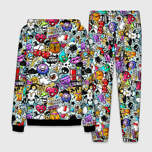 Мужской костюм Stickerboom / 3D-Черный – фото 2