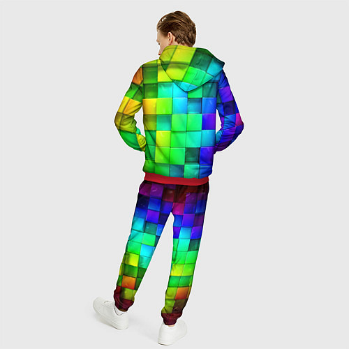 Мужской костюм Minecraft Майнкрафт / 3D-Красный – фото 4